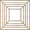 Ekena Millwork Raven Wood Fretwork Pierced Ceiling Medallion, Red Oak, 36"OD x 13 1/4"ID x 3/8"T CMWP36X36X0375RARO - alternate 2